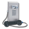 Stainless Steel Wall Phone with Dial Pad