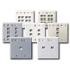 QuickPort Dual-Gang Wallplate with Designation ID Windows