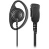 DEFENDER Quick-Disconnect Lapel Microphone with D-Loop Style Earphone for Motorola x83 Connector TRBO and APX Series