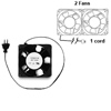 2 Axial Fans