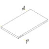 Series 2000 Equipment Shelf 18 Inches Deep