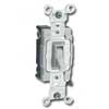 4-Way, Framed Toggle Side Wired Quiet Switch