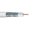 18 AWG Solid Bare Copper RG6 Quad Shield Coaxial Cable