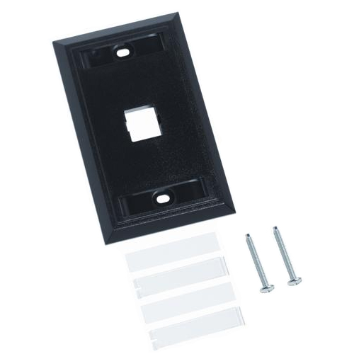 L Series Flush-Mounted Faceplate - 1 Port