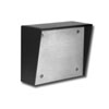 Black Surface Box 6x7 with Blank Aluminum Panel