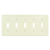 5-Gang Toggle Device Switch Wallplate