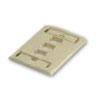 L Series Flush-Mounted Faceplate - 3 Port