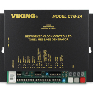 Networked Clock Controlled Tone / Message Generator and Master Clock