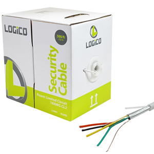 Security Alarm 18/4 Shielded Control Cable 500ft