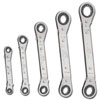 5-Piece Fully Reversible Ratcheting Offset Box Wrench Set