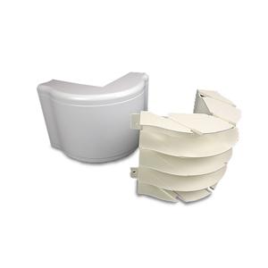 Legrand - Wiremold 5400 Series Nonmetallic Raceway Fittings - Bend Radius Full Capacity External Elbow