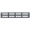 Mini-Com M6 Modular Faceplate Patch Panels with Eight Snap-in Faceplates