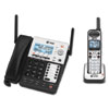 SynJ 4-Line Corded/Cordless Small Business System with Extendable Range and Push-to-Talk Intercom