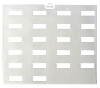 Partner Designation Plastic Strip for 18 Button Display Partner Euro Style Series 1