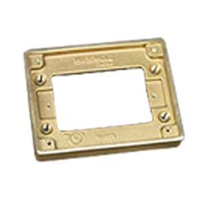 Legrand - Wiremold One Gang Brass Tile Flange