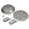 1500 and 2600 Series Steel Pancake Overfloor Raceway Junction Box