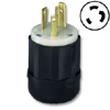 Black Nylon Industrial Grade Locking Plug