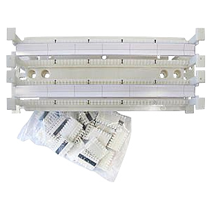 100 Pair Block with Legs, 20/C5 Connectors and Labels