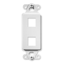 Legrand - On-Q 2-Port Decorator Outlet Strap