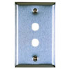Stainless Steel Flush Wall Plates For 1 or 2 F-type .375