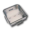 Raised Floor Enclosure with Pivoting Mounting Rails