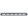 Mini-Com 24-Port All Metal Shielded Modular Patch Panel