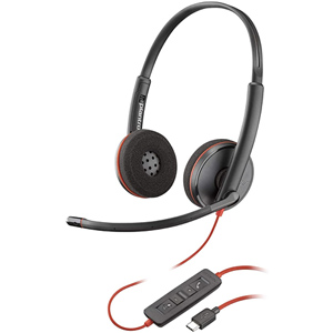 Blackwire 3320 Microsoft USB-C Binaural Headset