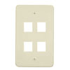 Four Port Versatap Faceplate