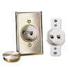 Duplex Floor Jack Insert with Brass Plate & Screw Cap