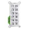 Vertical Large Number Bright Chrome Key Pad