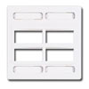 Double Gang Faceplate for 12 MAX Modules