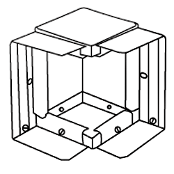 Legrand - Wiremold 6000 Series Combination Internal/External 90 Elbow