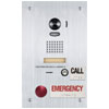 IS Series Stainless Steel Flush Mount Video Door Station with Standard and Emergency Call Buttons