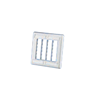 Double Gang Plastic TracJack 12-Port Faceplate