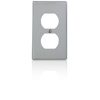 Nylon 1 Gang Double Receptacle Wallplate