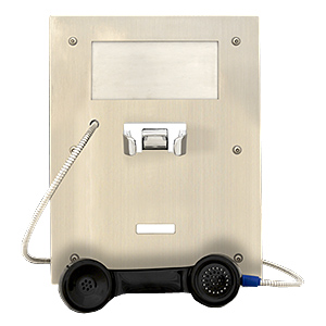 Manual Ring Stainless Steel Panel Phone With Mounting Box