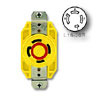 20 AMP 3 480V Single Locking Flush Receptacle