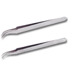 Tweezers with Extra Fine Curved Tips