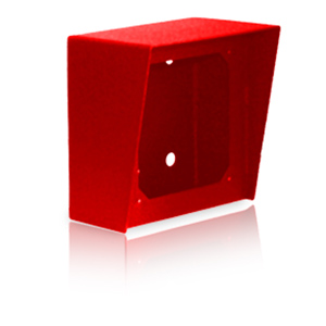 Viking 5x5 Surface Mount Box in Red Powder Painted Steel Finish