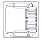caddy, stud wall brackets, datacomm installation, datacomm support system