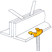 caddy, stud wall brackets, datacomm installation, datacomm support system