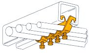 caddy, stud wall brackets, datacomm installation, datacomm support system