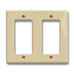 Leviton Urea/Nylon 2 Gang Decora/GFCI Wallplate