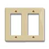 Metal 2 Gang Decora/GFCI Wallplate