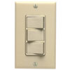 Triple Rocker Switch with Grounding Lead