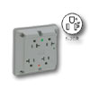 Hospital Grade/Isolated Ground Surge Protective Four-In-One 20A/125V Receptacle