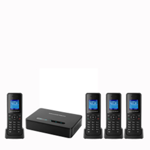 DECT VoIP System with Base and 4 Handsets