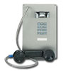 Stainless Steel Panel Phone with Chrome Keypad