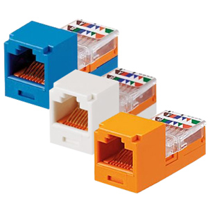 Mini-Com Mini-Jack Category 5e Module for T568A and T568B Wiring Schemes