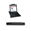 6-Port NetDirector 1U Rackmount Console KVM Switch with 17